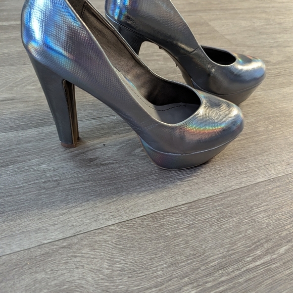 Pink&Pepper,Elegant Iradescent,Platform Heels,Size 9.5 Y2k - Picture 4 of 4